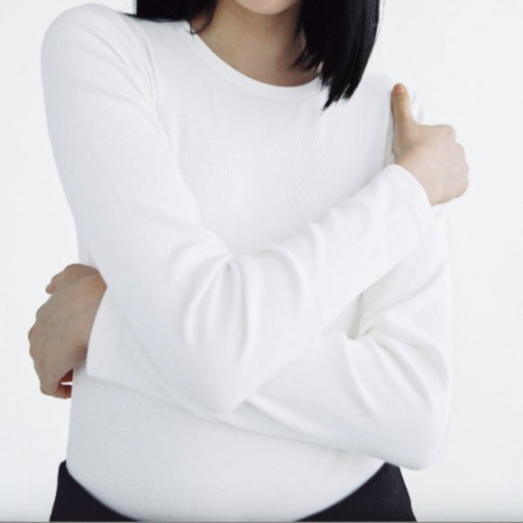 ZARA ribbed long sleeve bodysuit - Picture 3 of 14